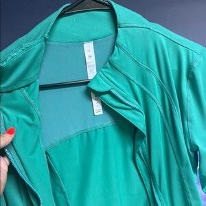 lululemon athletica Green Bomber Jacket